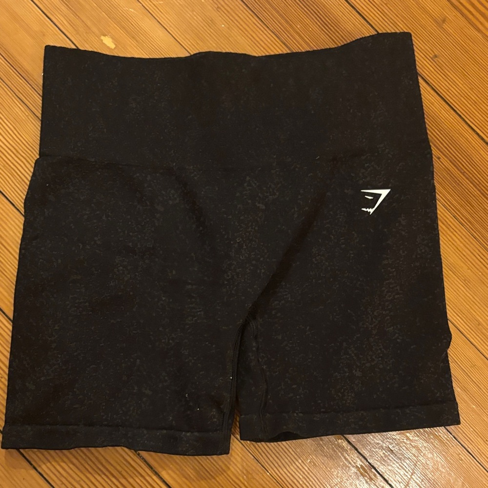 Gymshark Black High-Rise Seamless Shorts